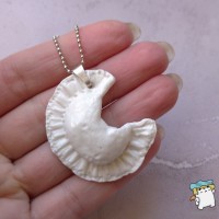 Кулон Вареник великий ажурний. Ручна робота
